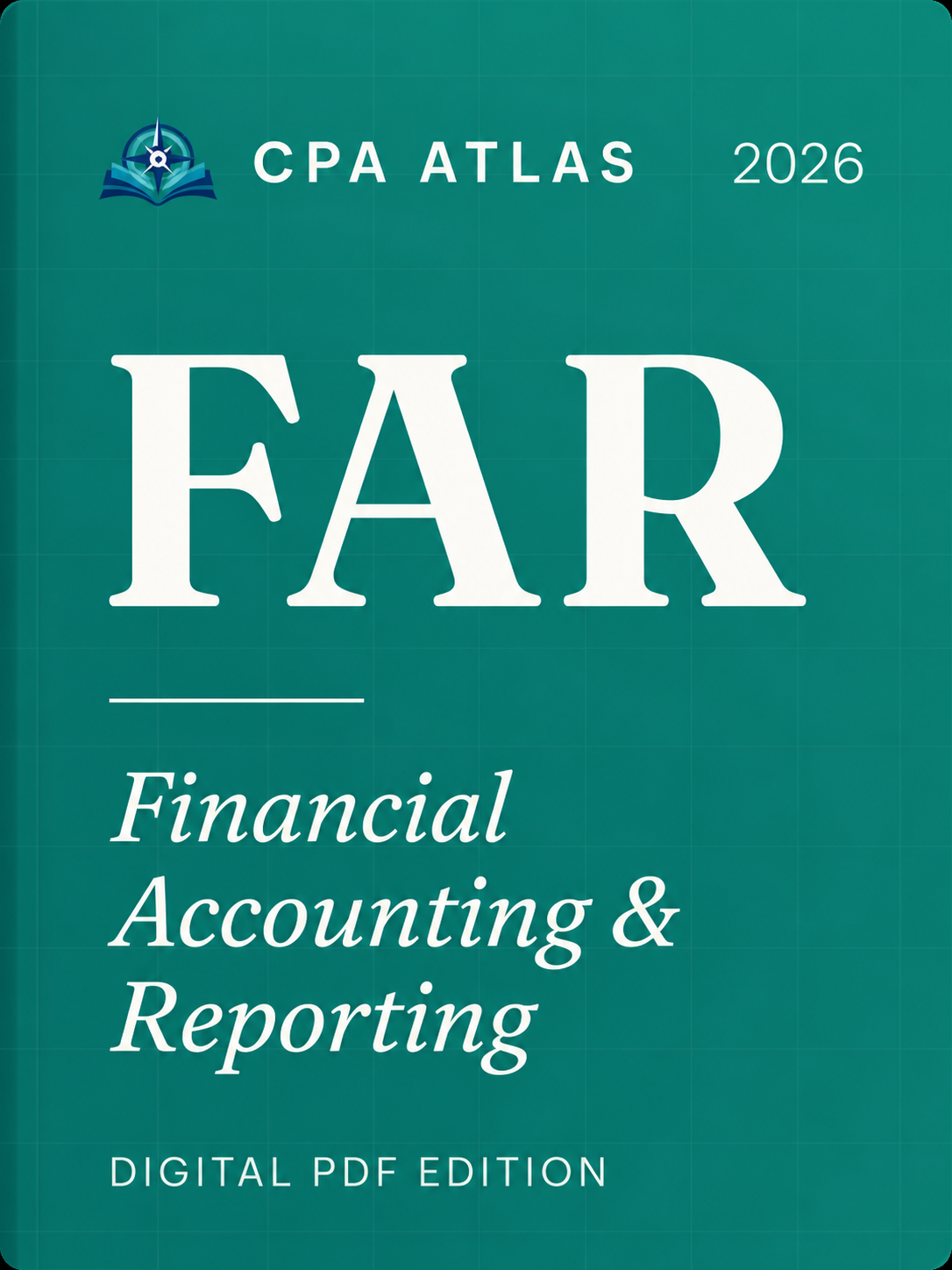 CPA Atlas FAR Study Companion 2027 | Financial Accounting & Reporting